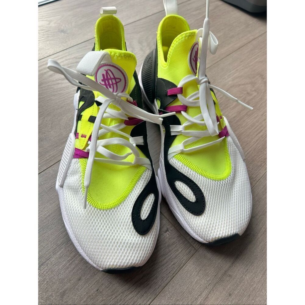 Nike Air Huarache Edge TXT Magenta Yellow Size 9.5 - excellent condition